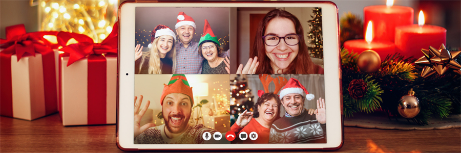 Restez connectés durant le temps des Fêtes! Maintenir des liens tout en étant socialement éloignés